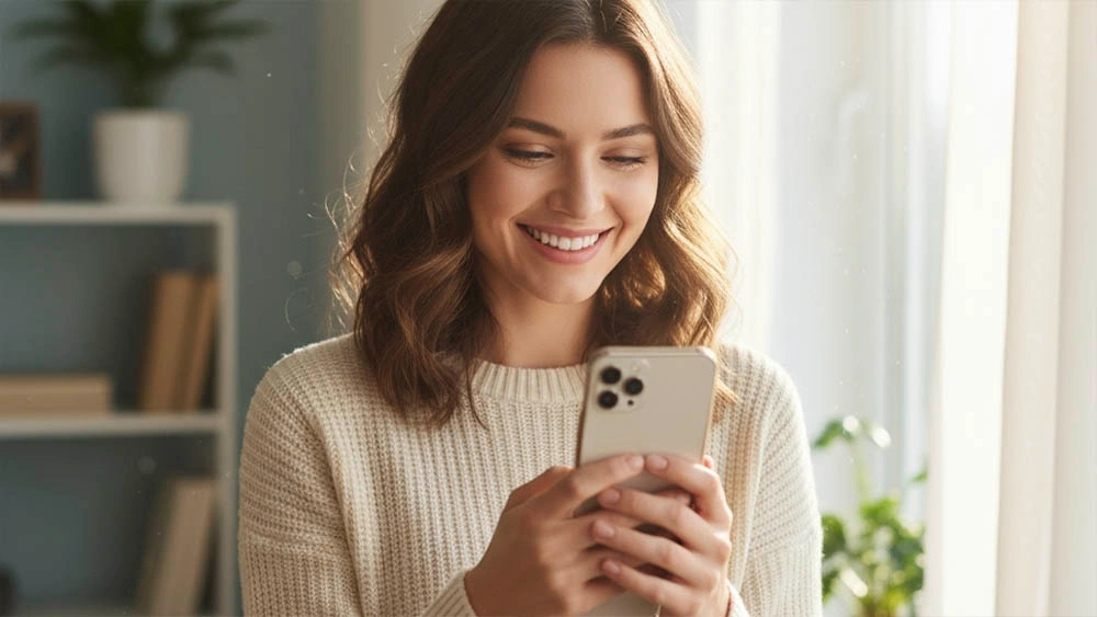 Her positive reaction to your opener