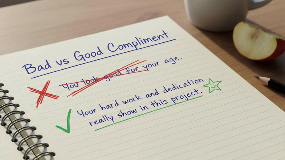 Bad vs good compliment