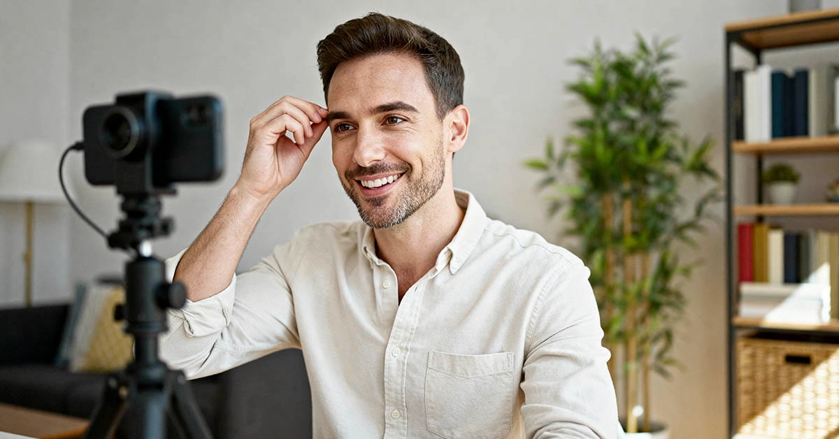 video call setup 2025 hero video call setup 2025 background lighting eye contact