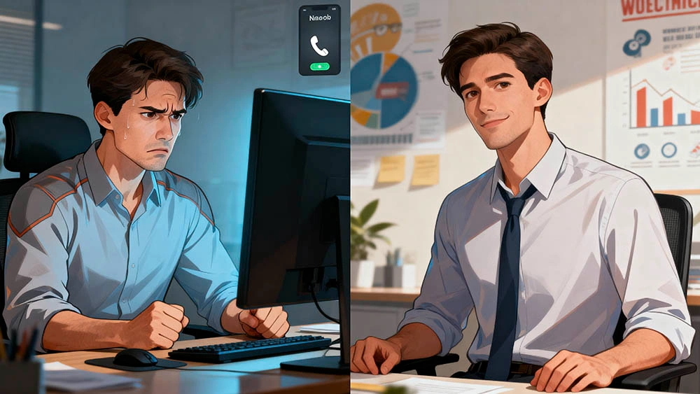 reframe nervous to excited for confident delivery mindset shift nervous to excited comparison for confident presence online